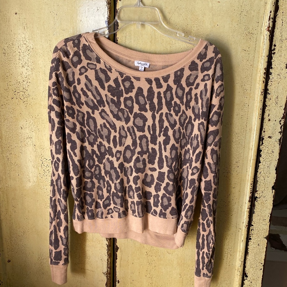 Cotton Animal Print Top